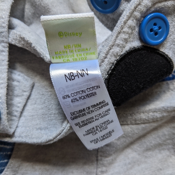 Mickey mouse overalls for newborn - Picture 2 of 2